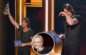 Keith Urban Fights Back Tears as Nicole Kidman Stands Proud by His Side at the CMA Awards – Watch the Moment